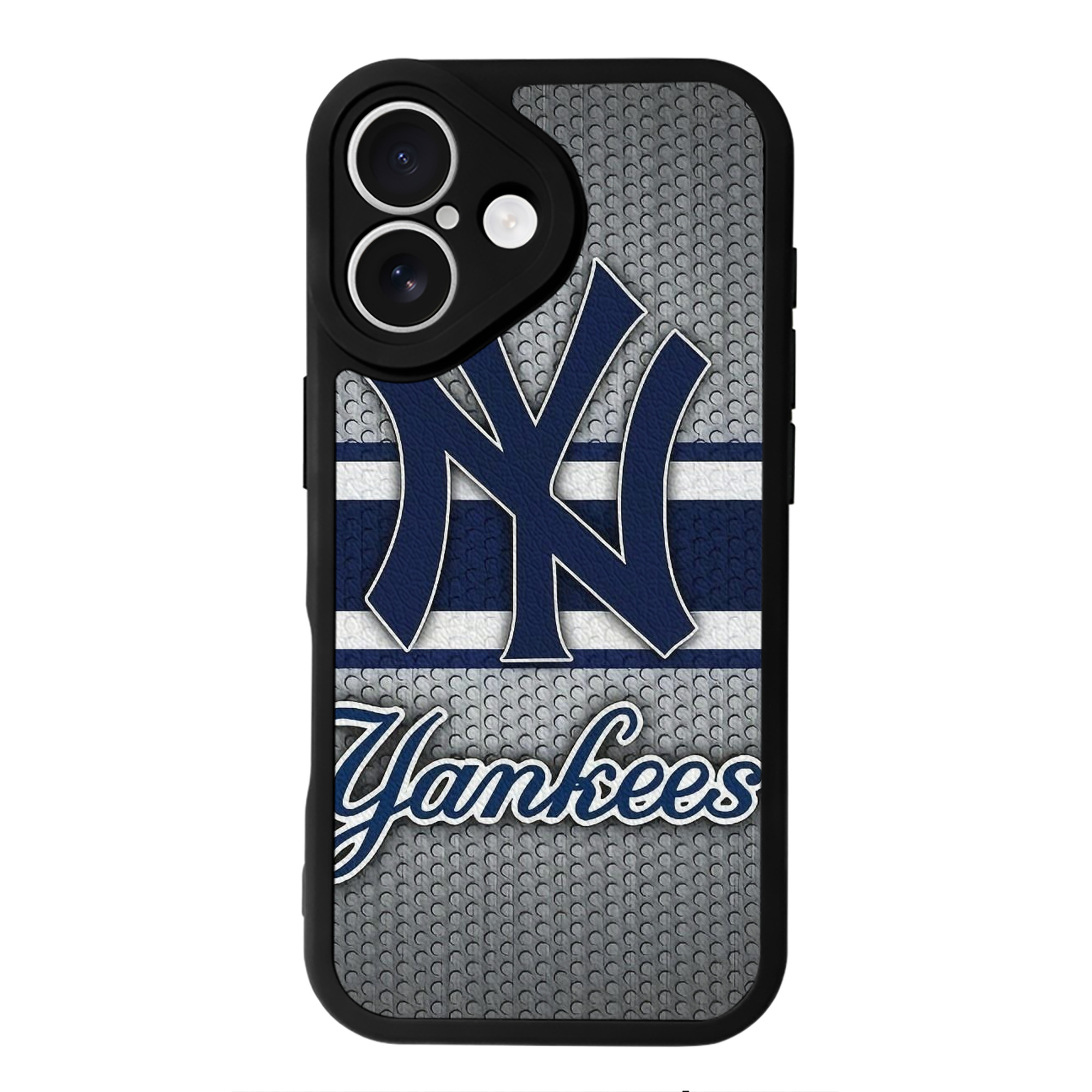 New York Yankees 311 IPhone 16 Silicone Leather Case – UV Print, Lambskin Texture – Perfect Fit, Wireless Charging Compatible, Scratch Resistant, Precise Cutouts – Stylish Protection For IPhone 16